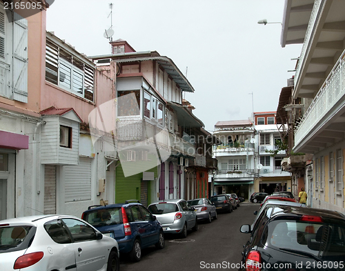 Image of caribbean street scenery