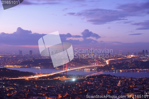 Image of Istanbul Turkey Bosporus Bridge