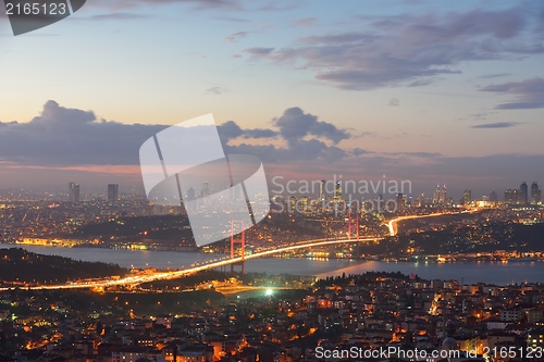 Image of Istanbul Turkey Bosporus Bridge