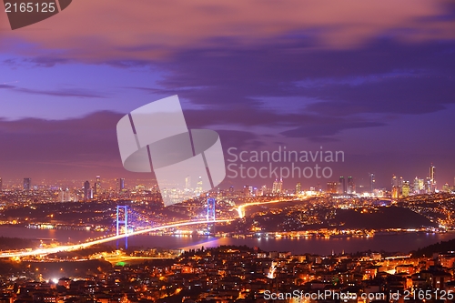 Image of Istanbul Turkey Bosporus Bridge