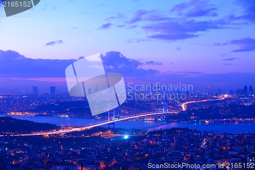 Image of Istanbul Turkey Bosporus Bridge