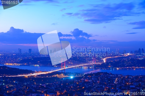 Image of Istanbul Turkey Bosporus Bridge