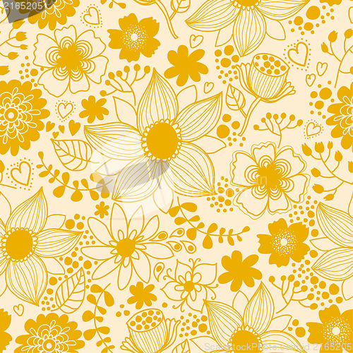 Image of Seamless texture with flowers