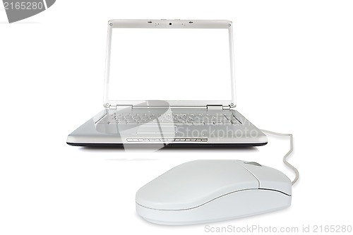 Image of Laptop with mouse