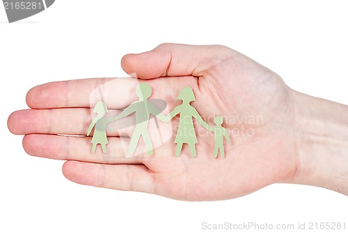 Image of Paper family in hand
