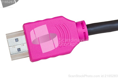 Image of Pink HDMI cable