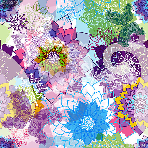 Image of Spring vivid seamless pattern