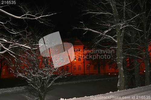 Image of House at night