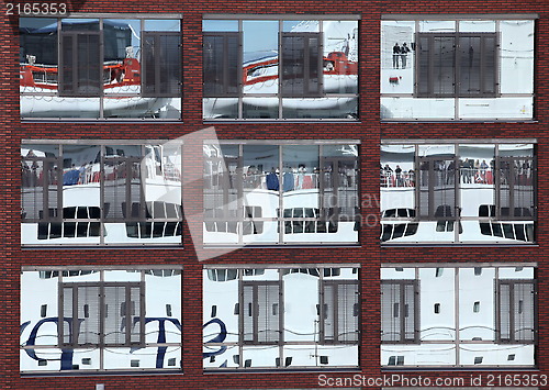 Image of reflection in windows