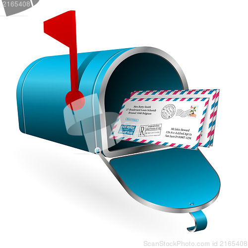 Image of Mail and E-Mail Concept