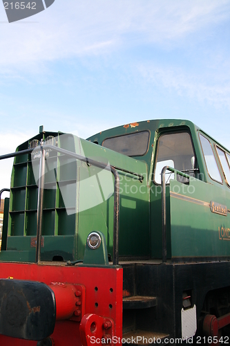 Image of Vintage Green Disel Engine