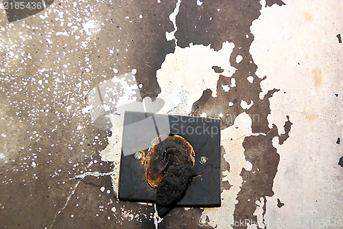 Image of burned power outlet