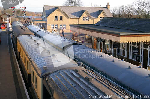 Image of Trains in the station