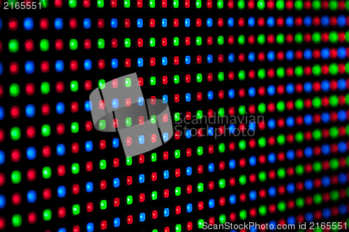 Image of multi color LEDs