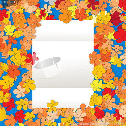 Image of Floral message cartoon