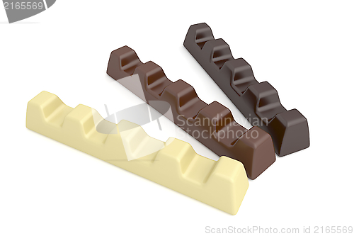 Image of Types of chocolate bars