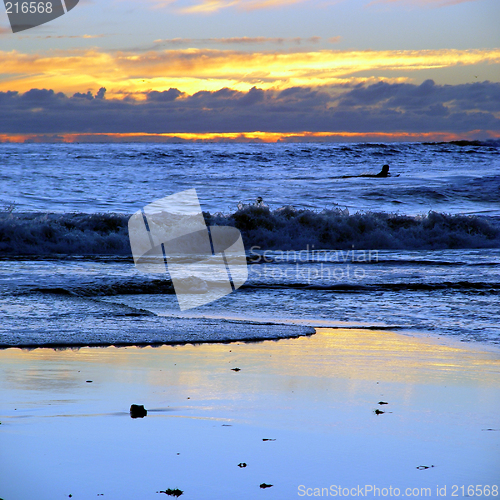 Image of Sunset at CA beach