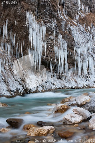 Image of Frozen river