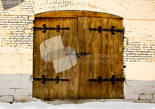 Image of wooden gate