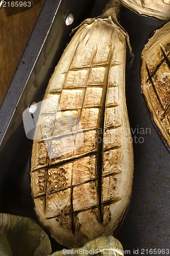 Image of Baked hot eggplant 