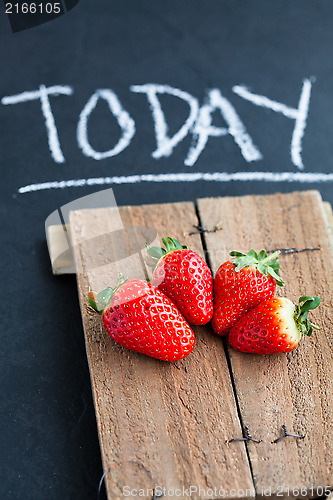 Image of Fresh whole strawberries