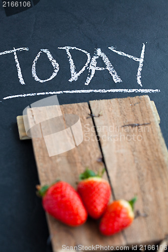 Image of Fresh whole strawberries