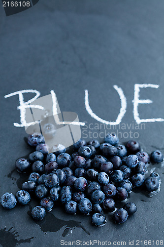 Image of Fresh blueberries