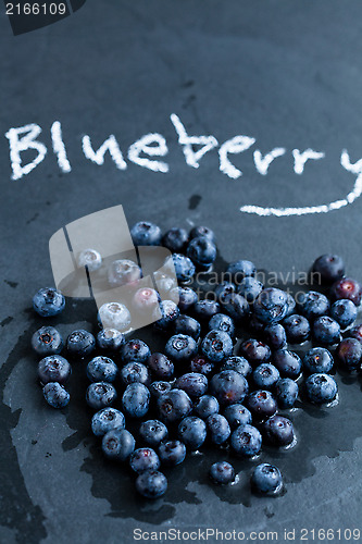 Image of Fresh blueberries