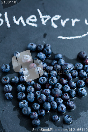 Image of Fresh blueberries