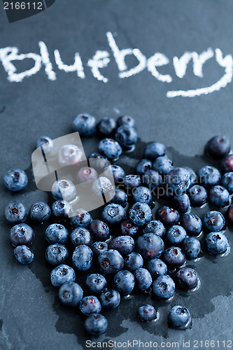 Image of Fresh blueberries