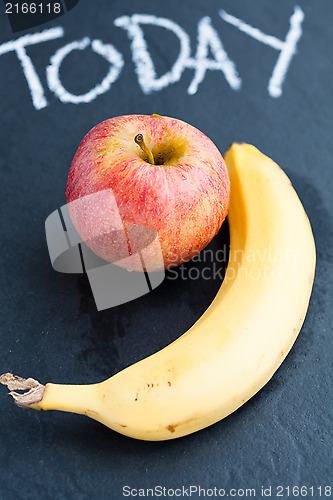 Image of Apple and banana