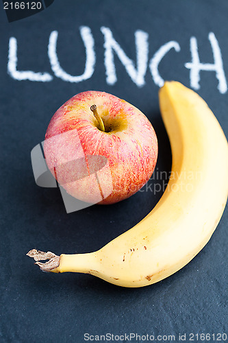 Image of Apple and banana