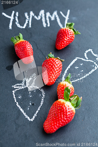 Image of Fresh whole strawberries