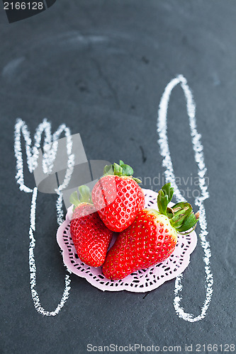 Image of Fresh whole strawberries