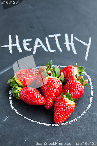 Image of Fresh whole strawberries