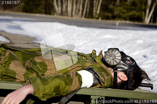 Image of Injured Soldier