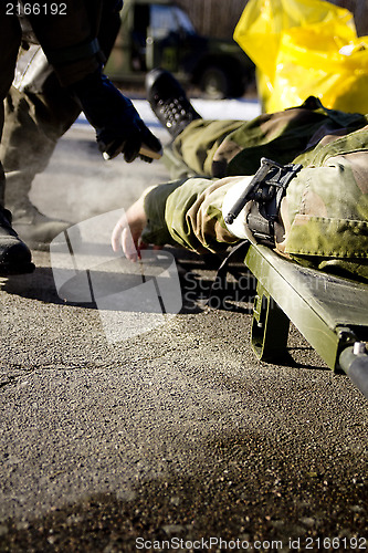 Image of Injured Soldier