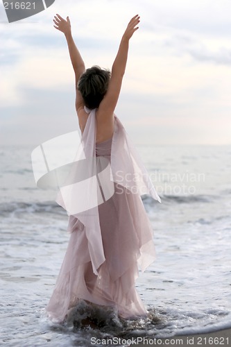 Image of Woman on the beach