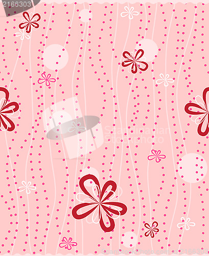 Image of seamless background with floral pattern
