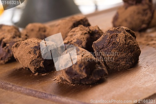 Image of Homemade chocolate truffles