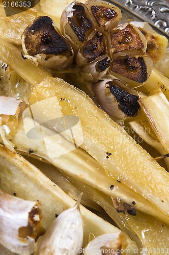 Image of Grilled parsley and garlic in honey sauce 