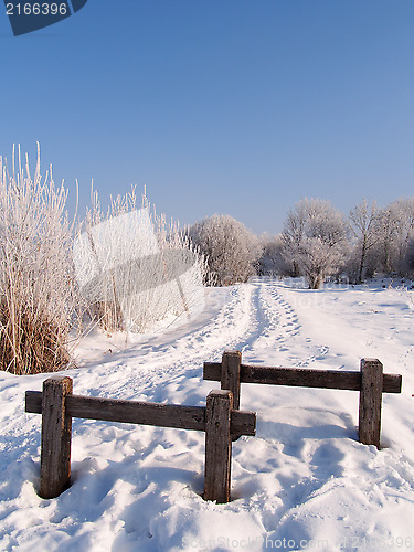 Image of footpath in winter