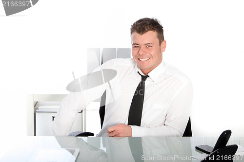 Image of Smiling businessman