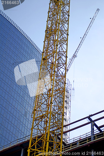 Image of construction of big building