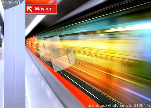 Image of high speed train