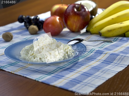 Image of still life with curd