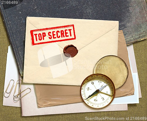 Image of top secret documents