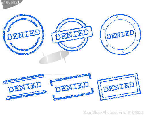 Image of Denied stamps