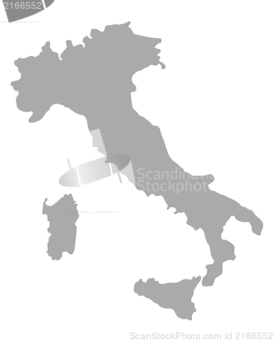 Image of Map of Italy