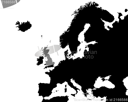 Image of Detailed map of Europe